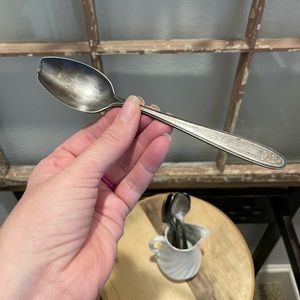 Vintage silver plated spoons